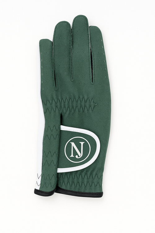 Women’s green golf glove by Natasha Jones - Cabretta Leather